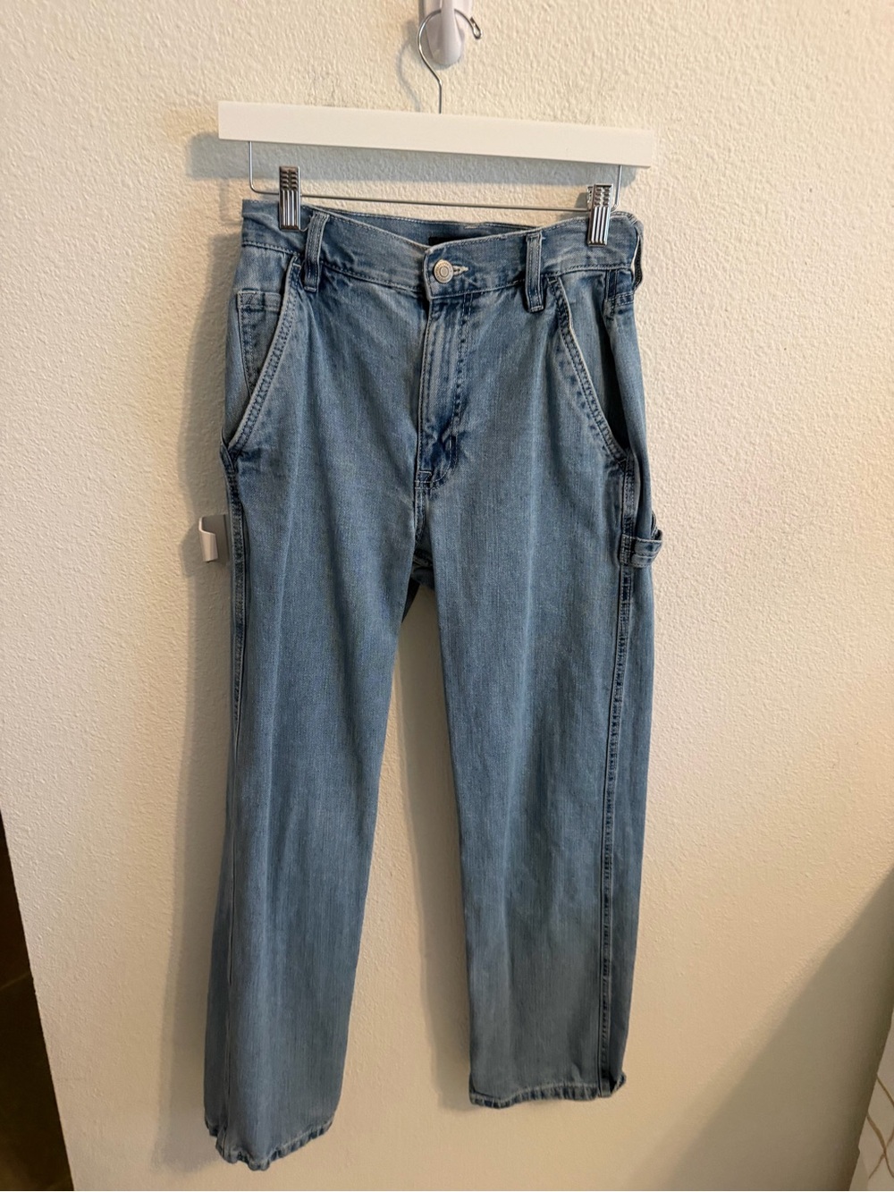 Aeropostale Light Blue Straight Leg Carpenter Jeans